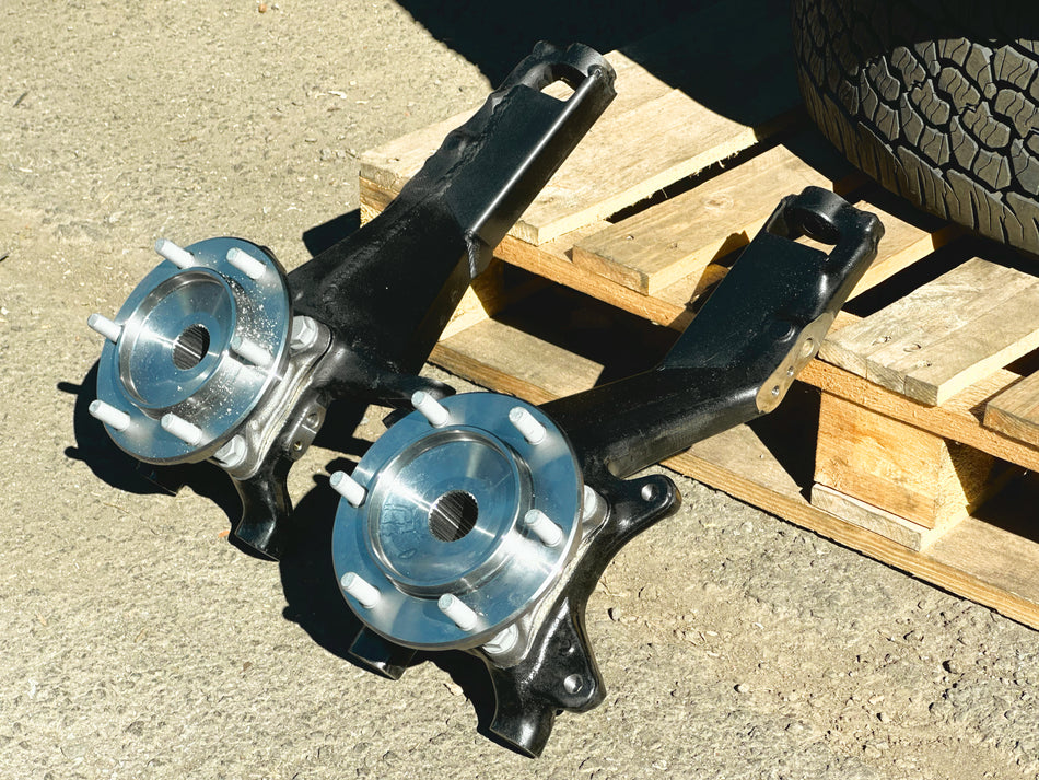 05-23 Toyota Tacoma (4X4) Spindle welded gusset driver & passenger (SOLD AS PAIR)