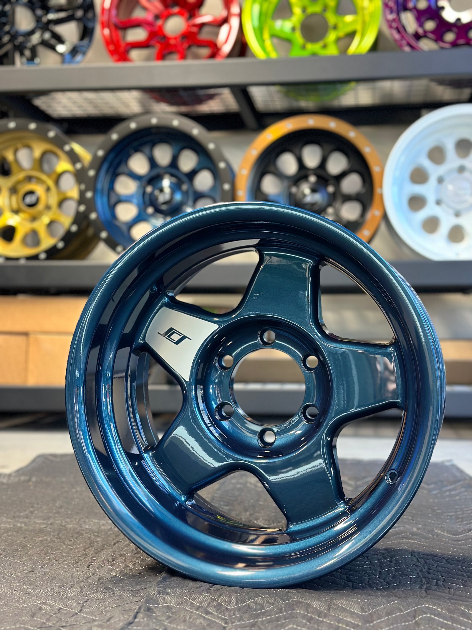 F5 STEALTH BLUE 17x9 OFFSET -38mm W/FSD DECALS 6X139.7 – KTS Customs