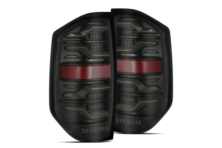 TOYOTA TUNDRA (14-21): ALPHAREX LUXX LED TAIL LIGHTS (ALPHA BLACK)
